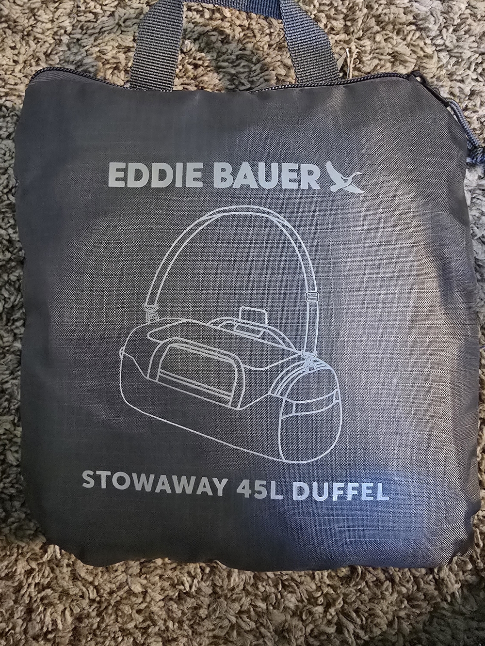 Eddie Bauer Stowaway 45L Duffel - Charcoal Gray